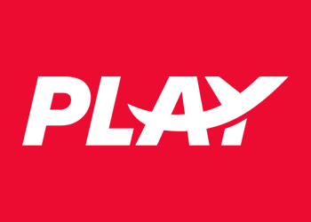 PLAY logo media center white